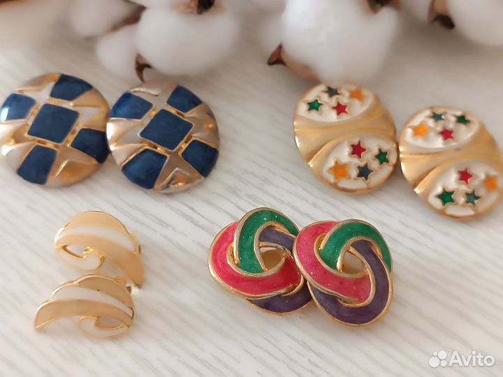 Винтажные клипсы