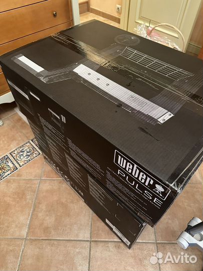 Электрический гриль weber pulse 2000 с тележкой