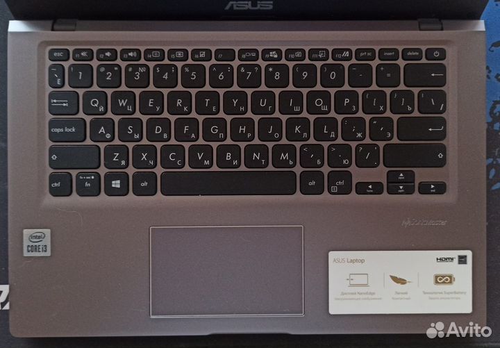 Asus x415fa (i3-10110U, озу 20Gb, SSD 256Гб)