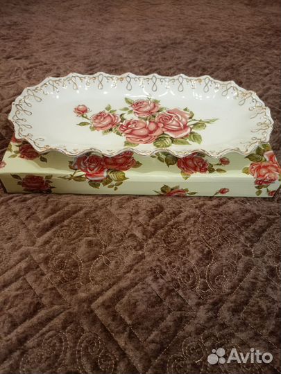 Блюдо Корейская роза