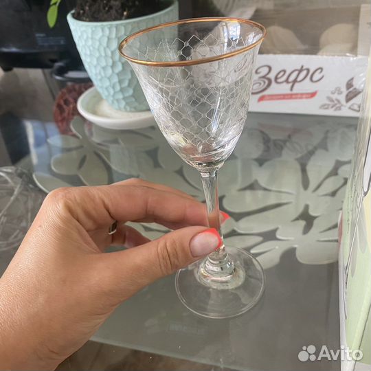 Набор мини фужеров 60 мл,Новые