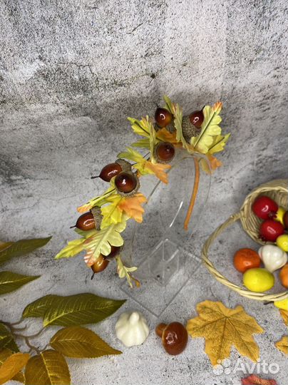 Празник осени осенний бал ободок с листьями