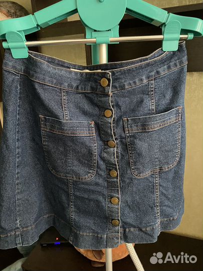 Юбка джинсовая