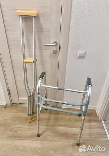 Костыли армед, ходунки телоскопические