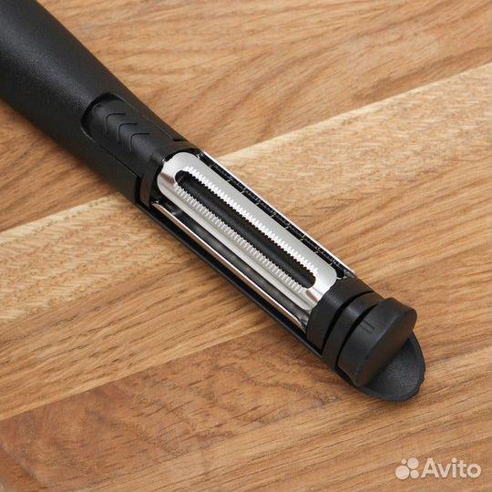 Овощечистка вертикальная Доляна «Креветка», 3 лезв