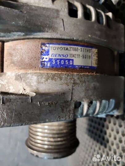 Генератор Lexus Rx 350 GSU35L-awagkw. MCU3# 2grfe