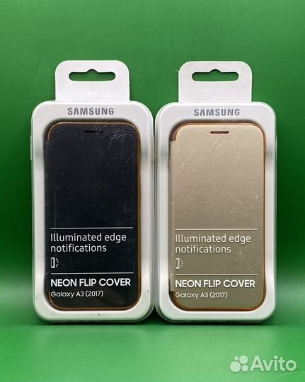 Оригинальный чехол-книжка для Samsung A3 2017