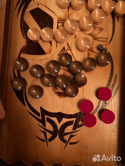 Нарды и шахматы ручной работы новые