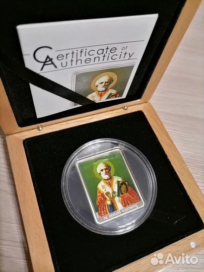 Монеты Острова Кука Святые Серебро