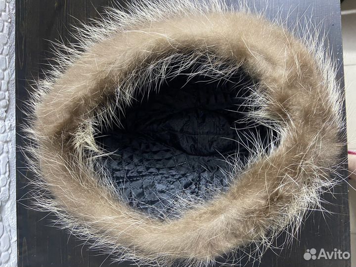 Шапка из енота