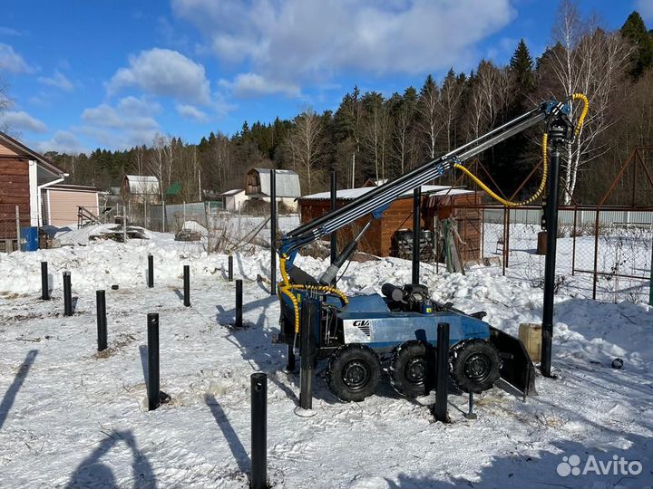 Винтовые сваи под ключ с монтажом