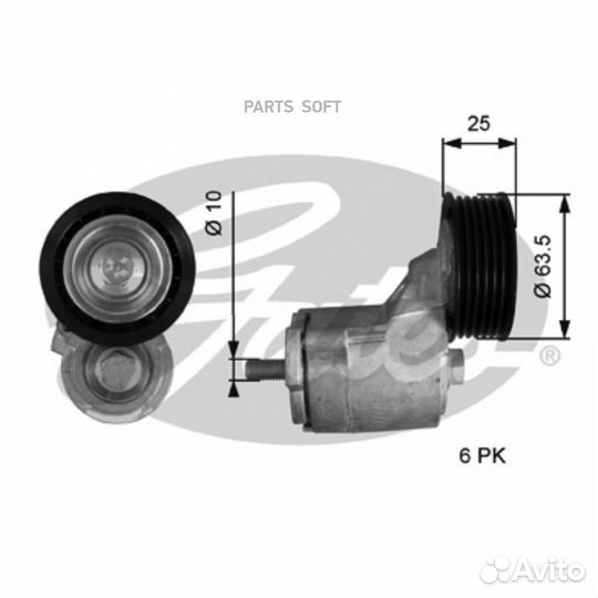 Gates T38414 Натяжитель ремня навесного оборудован