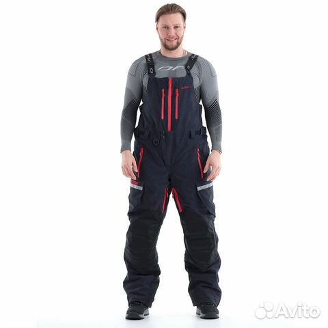 Штаны мужские DragonFly Expedition 2020 Сине-красн