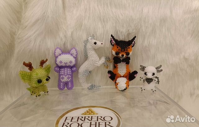 Фигурки из бисера на заказ