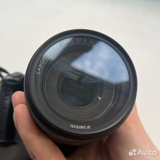Фотоаппарат canon 550d+объектив 55-250mm