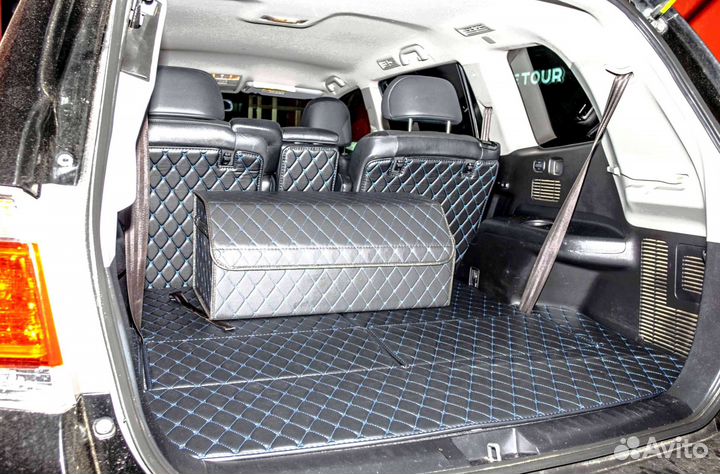 Коврик в багажник для Toyota Highlander 2013г