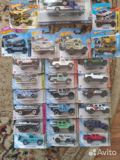 Hot Wheels подборка внедорожников
