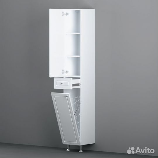 Шкаф-пенал 30 Damixa Palace One M41CSR0303WG белый