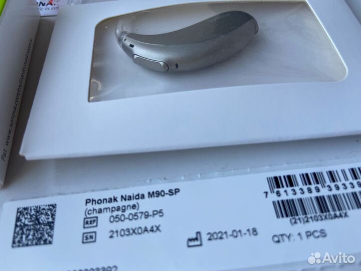 Новый Phonak Naida M90-SP слуховой аппарат