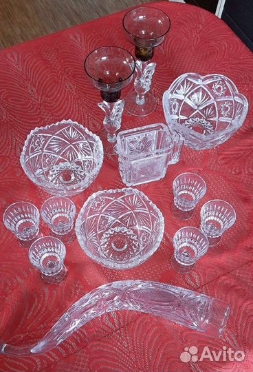 Хрустальная посуда СССР