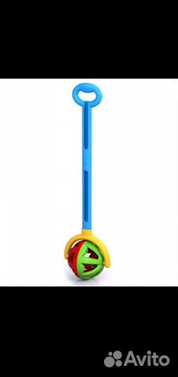 Каталка шар на палочке