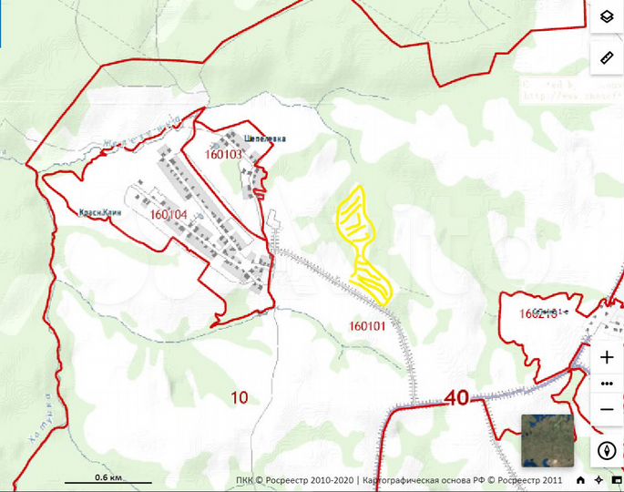 Участок 17,47 га (СНТ, ДНП)
