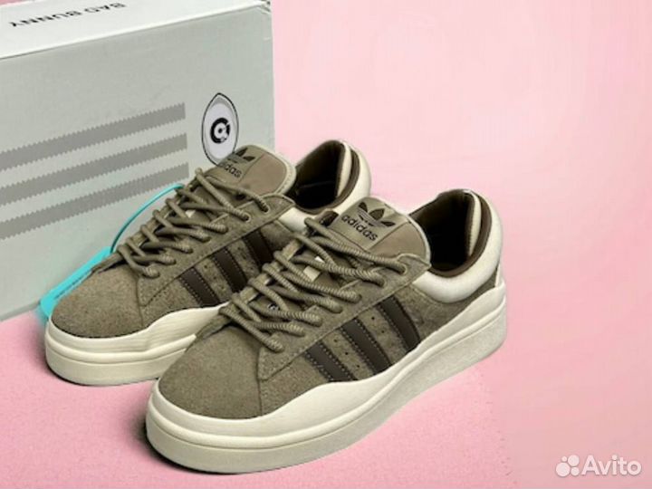 Кроссовки Женские Adidas Campus Bad Bunny 'Cream B