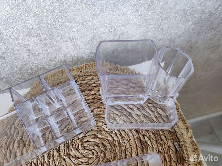 Органайзеры для косметики (набор 3 шт)