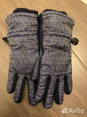 Перчатки краги детские Fendi