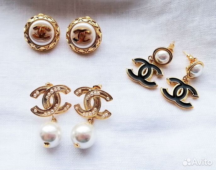 Серьги Chanel