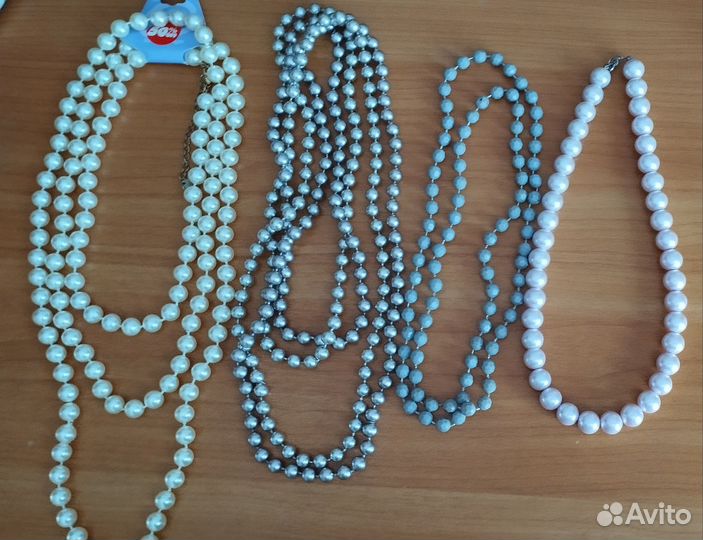 Бусы, ожерелья, браслеты под жемчуг
