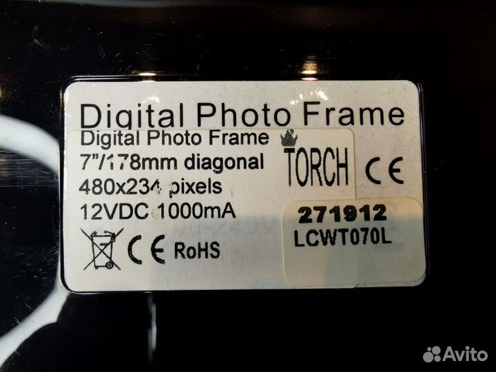 Электронная фоторамка Torch Digital Photo Frame