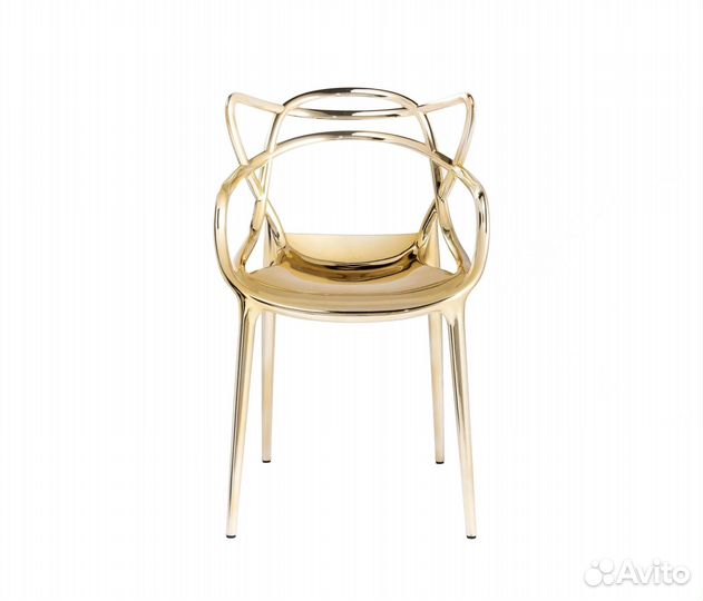 Стул Masters золотой Kartell