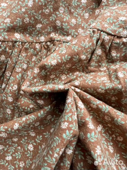 Теплое детское платье для девочки