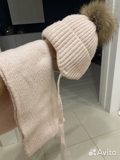 Шапка и снуд для девочки