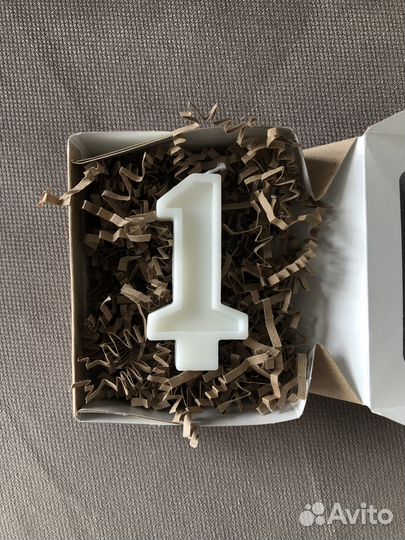 Соевая свеча-цифра