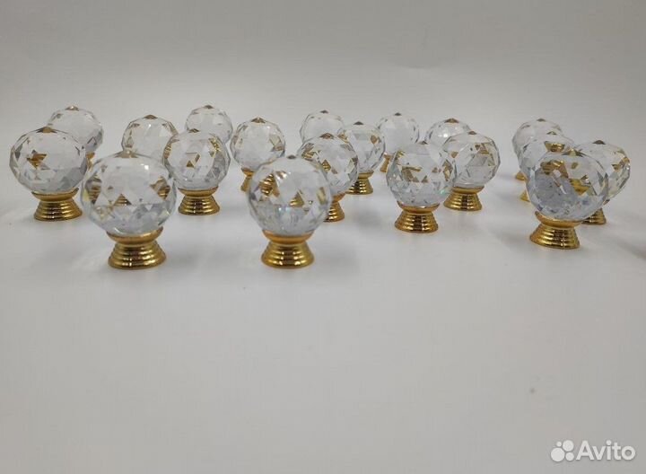 26132 Стеклянные ручки ynizhure для ящиков 20шт