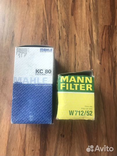 Фильтр масляный топливный VAG W712/52 KC80