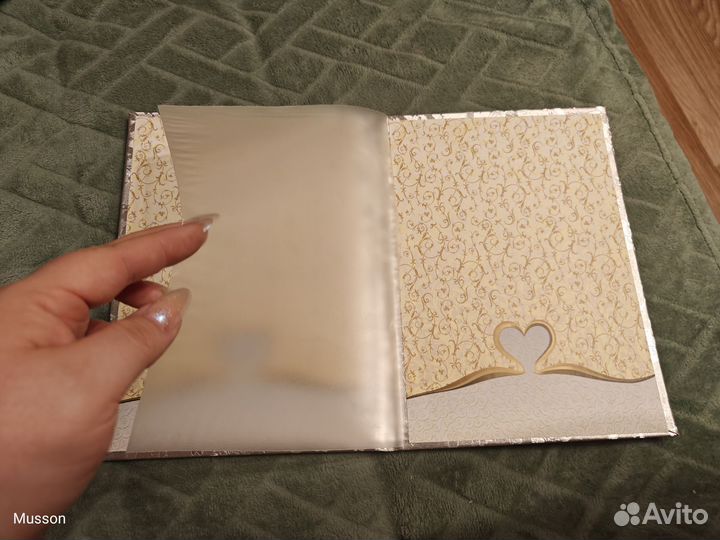 Обложка-папка для свидетельства о заключении брака