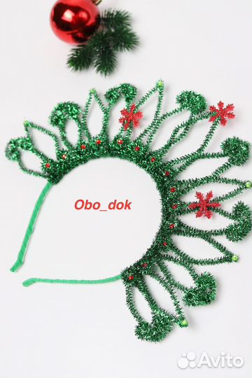 Новогодний ободок Елочка