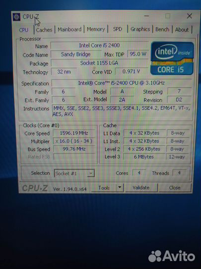 Материнская плата i5 2400 8 gb