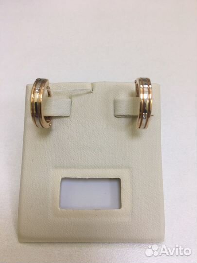 Золотые серьги(L43)