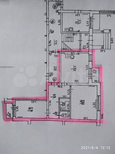 2-к. квартира, 57,8 м², 1/5 эт.