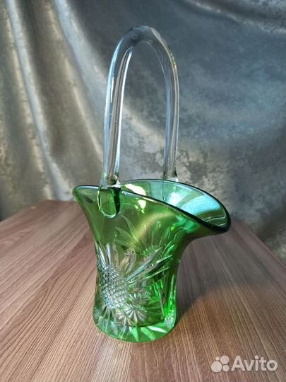 Конфетница цветная Богемия