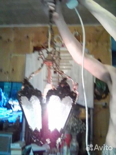 Люстра металл СССР