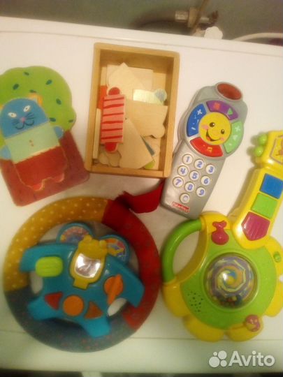 Fisher price djeco игрушки пакет