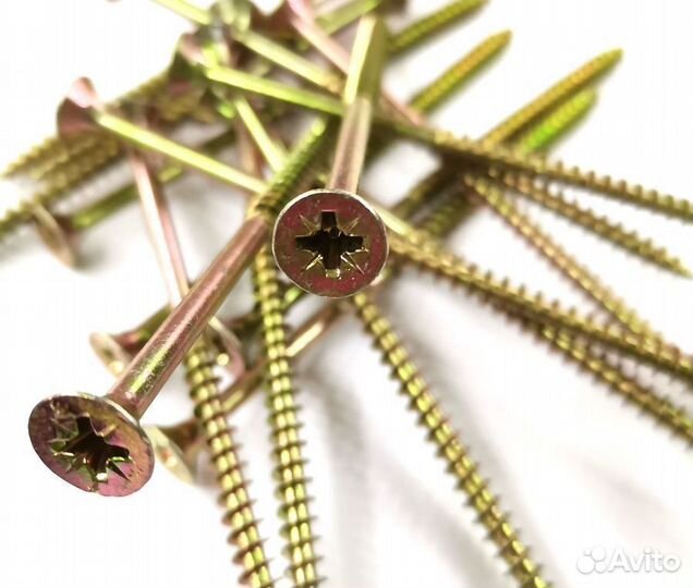 Саморез универсальный pz желтый цинк