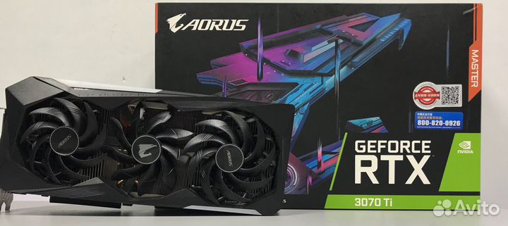 Видеокарта Gigabyte Aorus Geforce RTX 3070TI