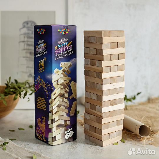 Игра Башня Дженга 60 деталей