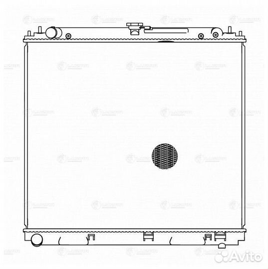 Радиатор охлаждения Nissan Navara D40